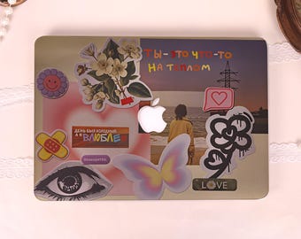 Flowers Butterfly 2026 New Hard Matte Laptop Case For MacBook Neo A18,Pro 13/14/15/16,Air 15/13,Ret 13/15,MacBook M4/M5,Personalized Design