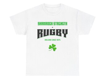 Ireland Rugby Fan T-Shirt | 6 Nations Supporter Tee | Rugby Shirt for Men Women & Kids | Irish Rugby Gift