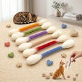 Giant Q-Tip Cat Toy, Funny Cotton Swab Catnip Kicker, Unique Felt Cat Chew Stick for Teething & Hunting, Creative Gift for Cat Lovers, Plush