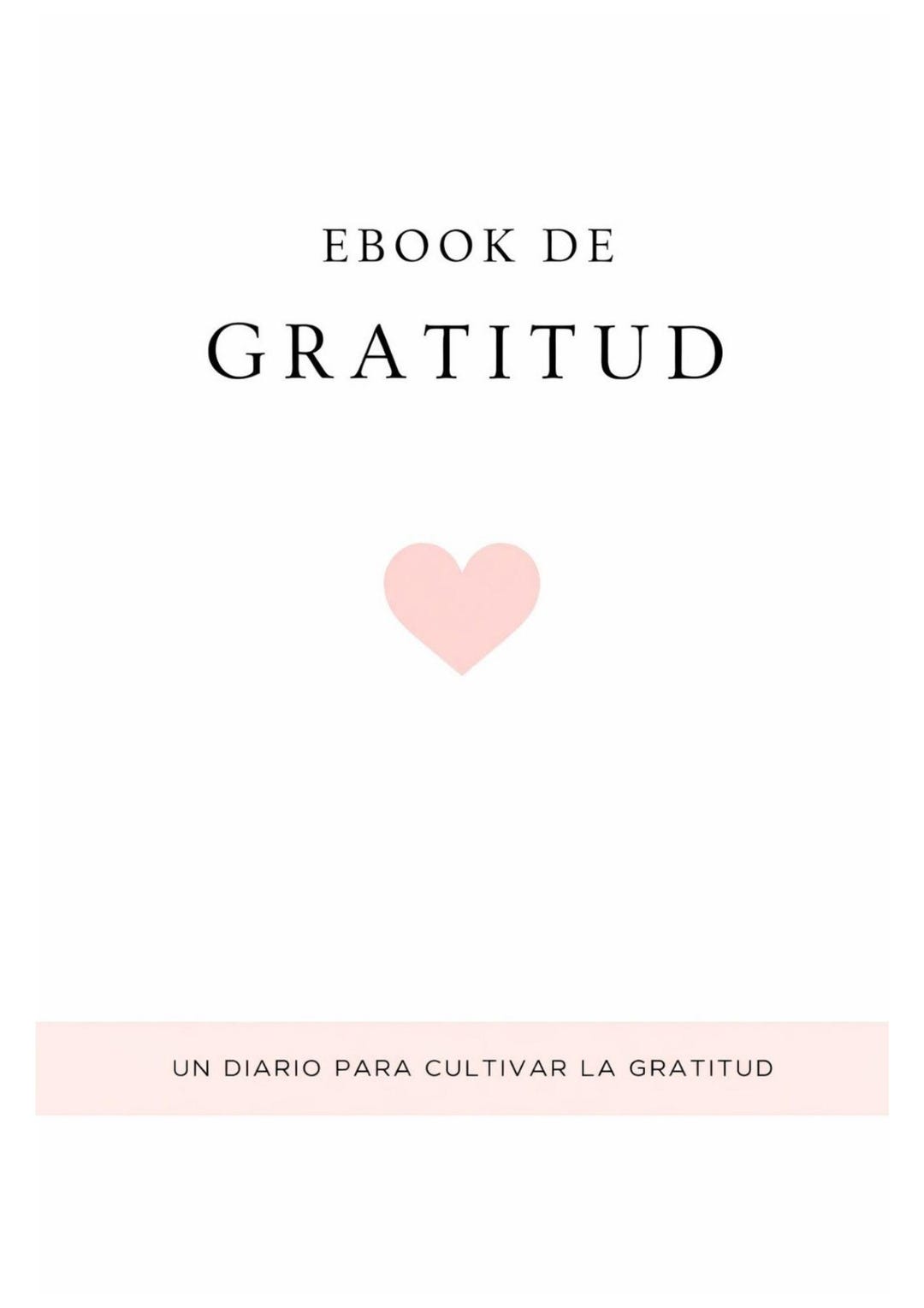 Diario De Gratitud Imprimible En PDF – Páginas Diarias Para ...
