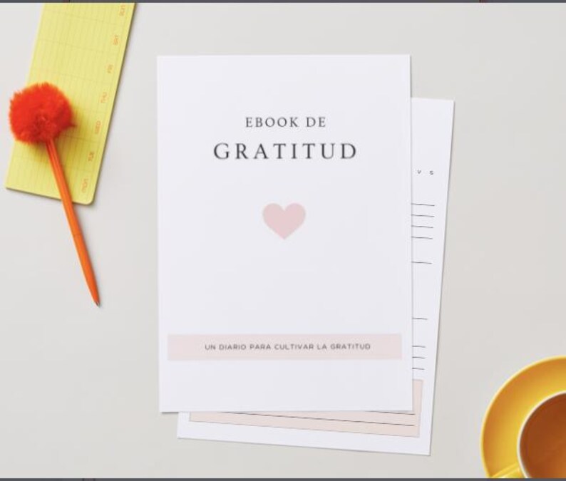 Diario De Gratitud Imprimible En PDF – Páginas Diarias Para ...