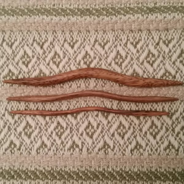 East Indian Walnut Cable Needles