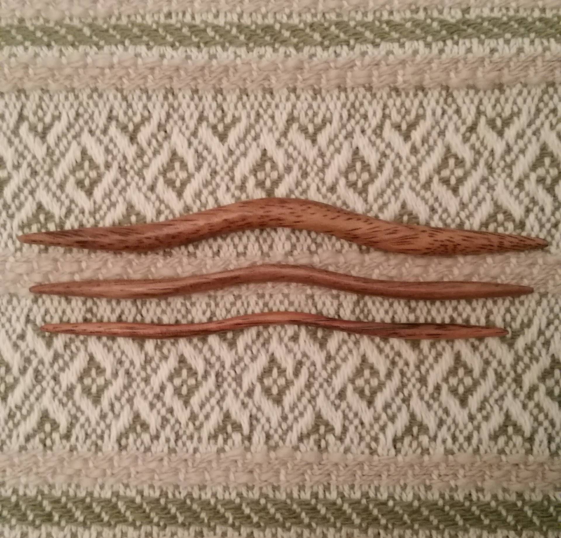 Brittany wood cable needles for knitting cables