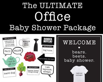 Office Baby Shower Etsy