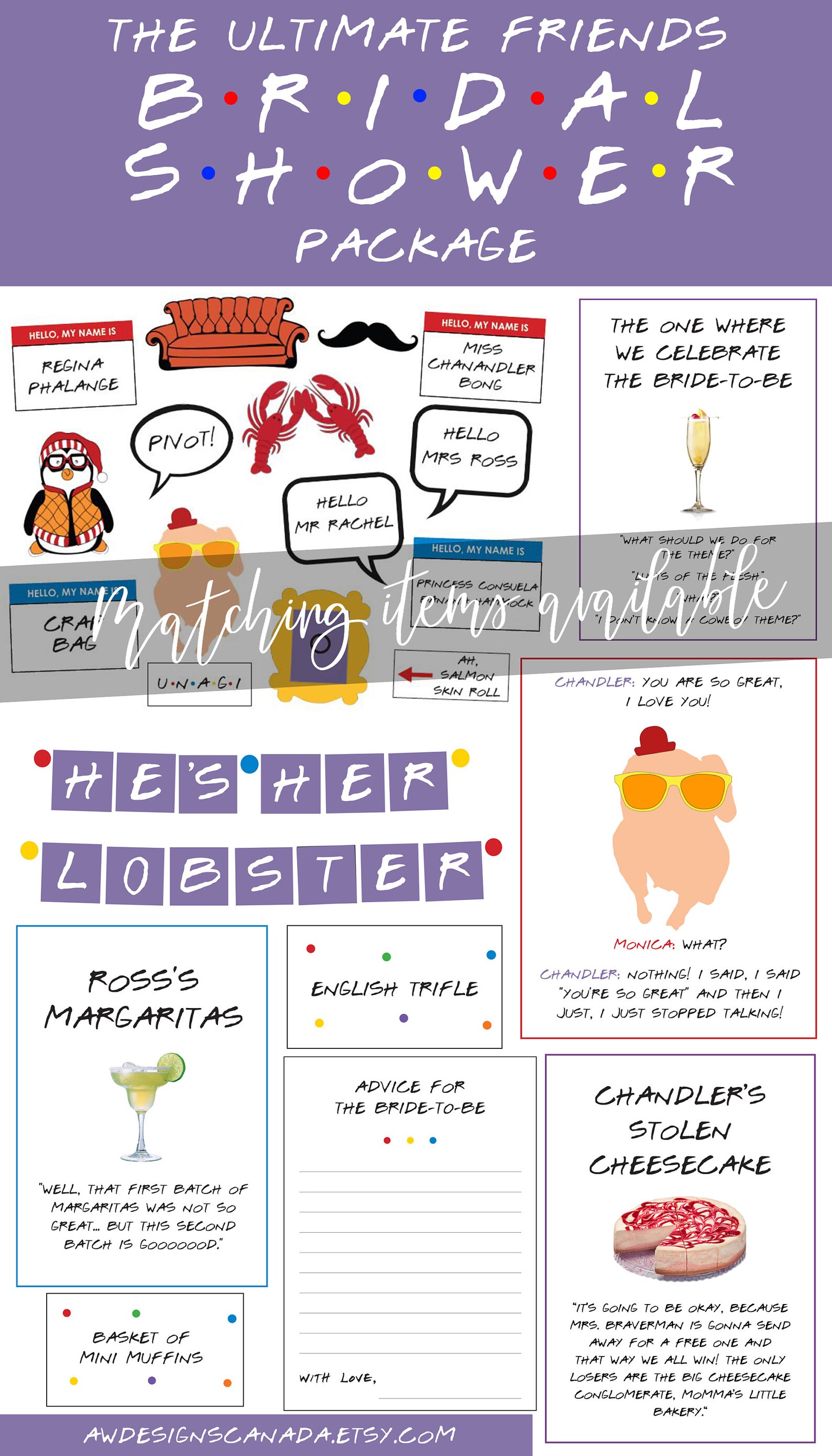 Friends Phoebe's Cups and Ice Sign Printable Friends Etsy Canada