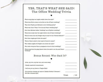 The Office Trivia Etsy