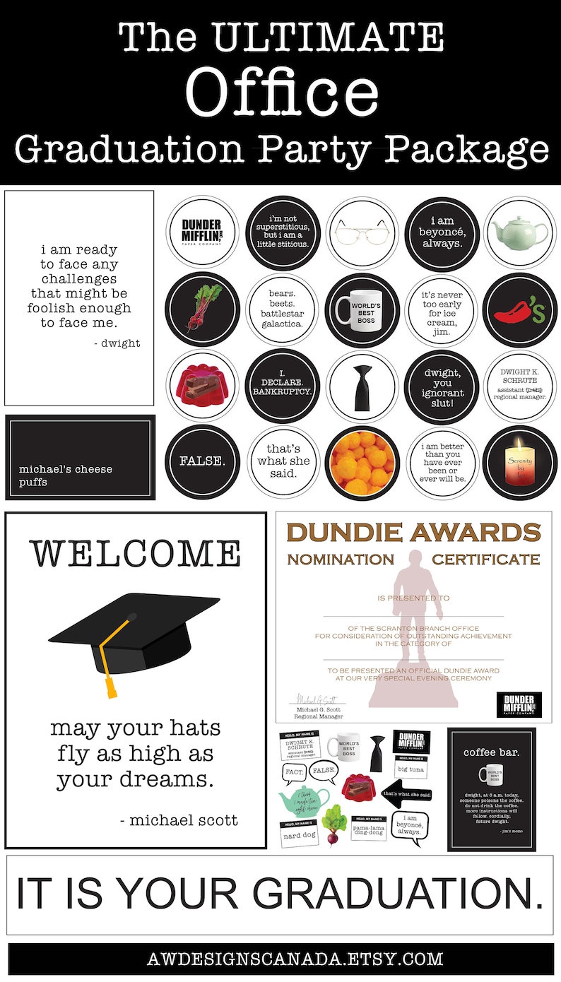 The Office TV Show Party Trivia Game Printable Office Party Etsy