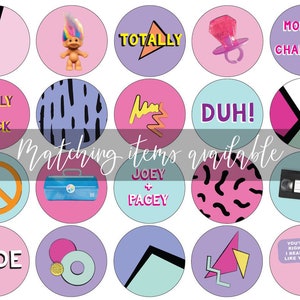 90s Photo Booth Props Party Printable, 90's Photo Booth Props, Photo ...