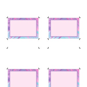 2000s Party Food Tent Printables - BLANK, 2000s Themed Food Tents, 2000 ...