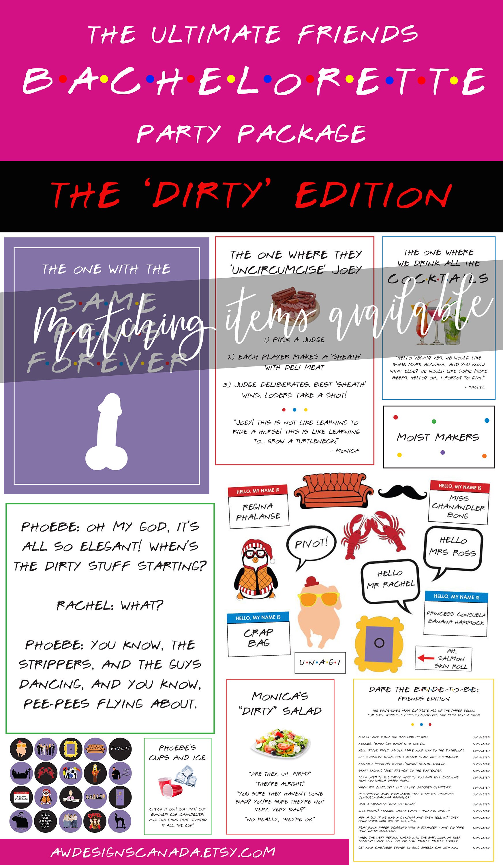 Friends Phoebe's Cups and Ice Sign Printable Friends Etsy Canada