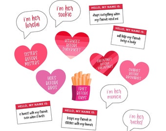 Galentine's Day Party Photo Booth Prop Printables, Galentines Photo Booth Prop, Galentine's Photo Booth, Valentine's Day Photo Booth, AWD-25