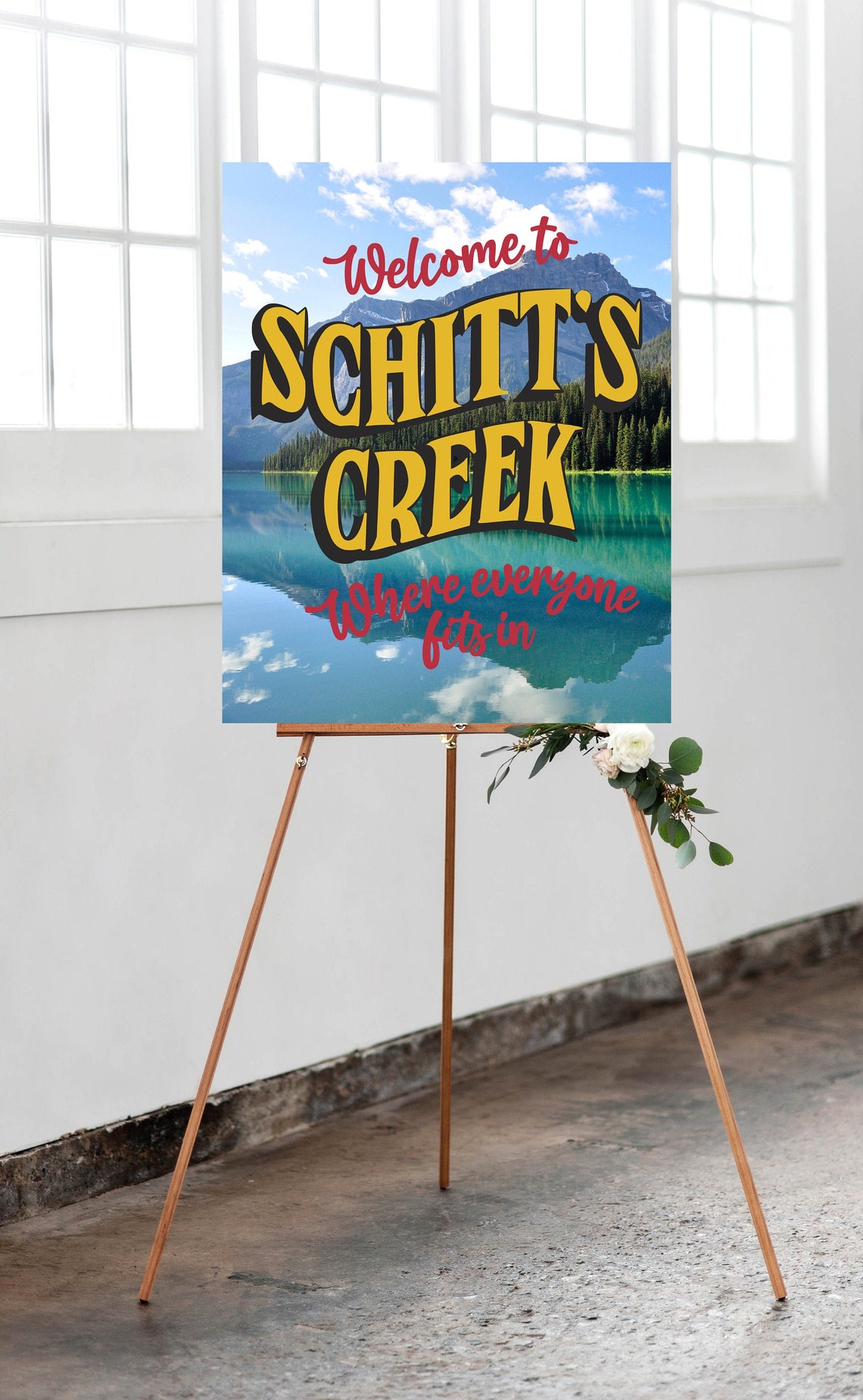 Schitt's Creek Party Sign Printable Schitts Creek Etsy