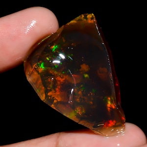 Naturlig etiopisk opal grov ädelsten för smyckestillverkning (39 ct.)
