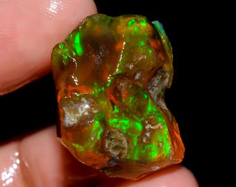 Natuurlijke Ethiopische opaal ruwe edelsteen voor het maken van sieraden (29,5 kt.)