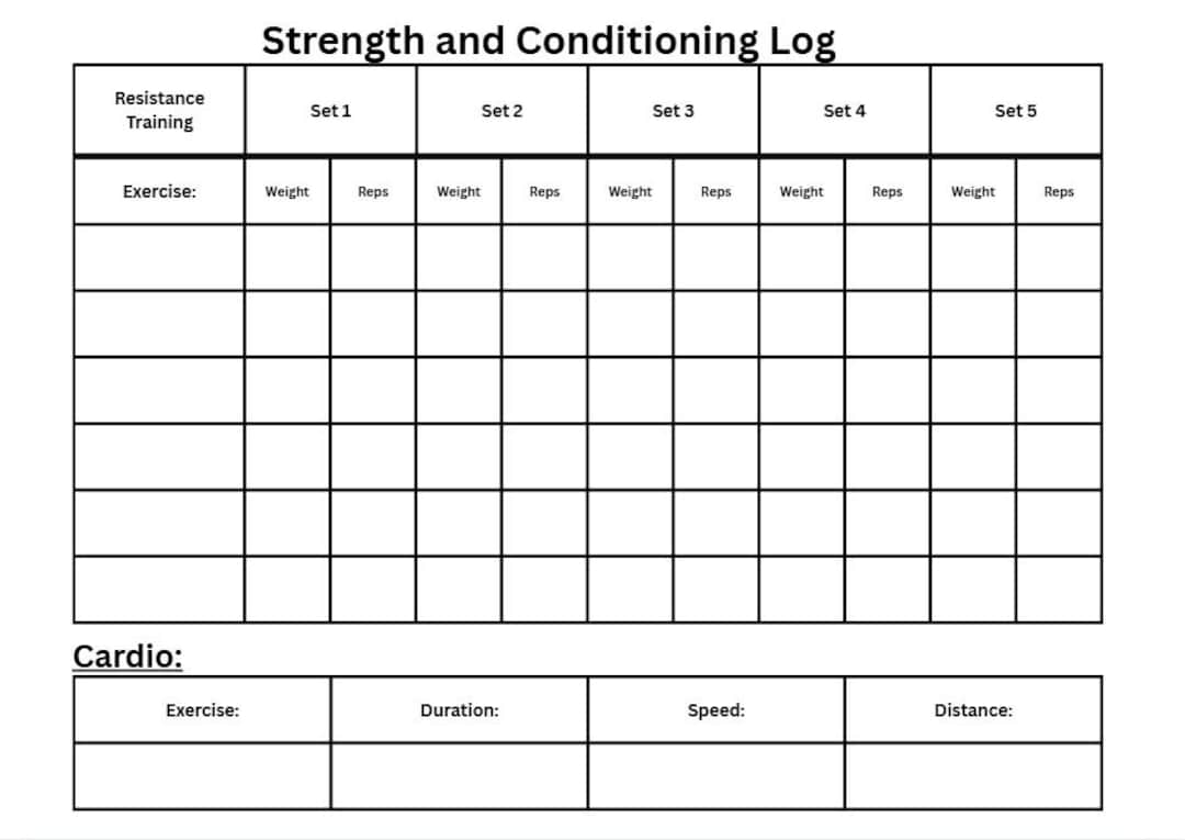 Boxing Training Tracker Bundle / Printable - Etsy Australia