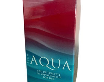 Avon Aqua for Her Eau de Toilette Sealed Fresh Aquatic Floral Women Fragrance