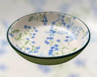 Ceramic Thread Bowl | Hand-Painted Floral Sewing Accessory, Craft Thread Holder ORT Old Random Threads