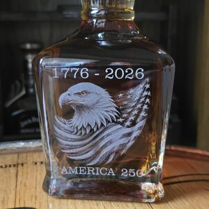 Jack Daniel's Eagle Decanter 空ボトル Eagle Whiskey Bottle, Jack