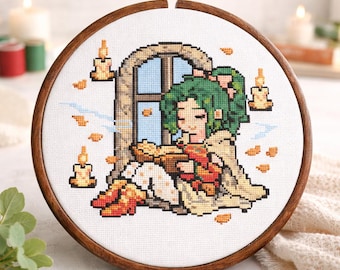 Modèle de point de croix Terra Brandford | Broderie inspirée des FFVI (PDF numérique)