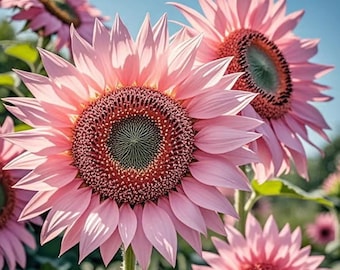 100 semi di girasole rosa fragola: fiori rari e tradizionali non OGM che attraggono le farfalle