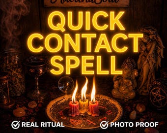 Quick Contact Spell | Communication Ritual for Renewed Interest and Fast Reply