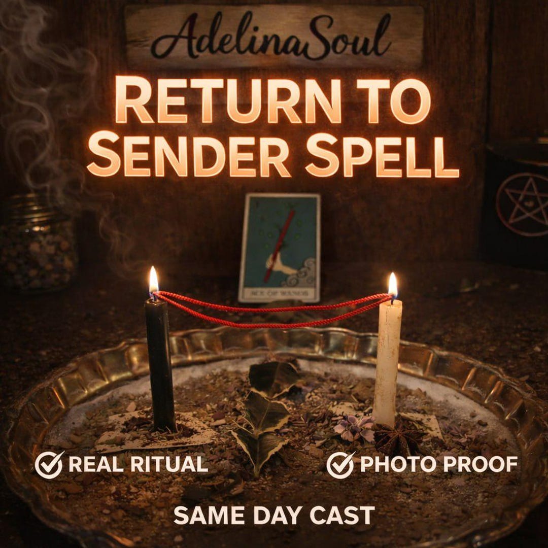 RETURN TO SENDER Spell – Reflect Negativity, Break Curses & Send Dark ...