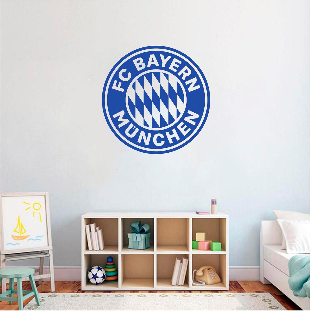 Bayern Munich Crest Wall Decal: Football Club Badge Vinyl Sticker - Etsy