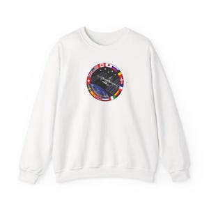 Camiseta con parche de la Estación Espacial Internacional, camiseta con parche de la misión ISS, camiseta inspirada en el espacio de la NASA, camiseta con gráfico de astronauta, camiseta de exploración espacial