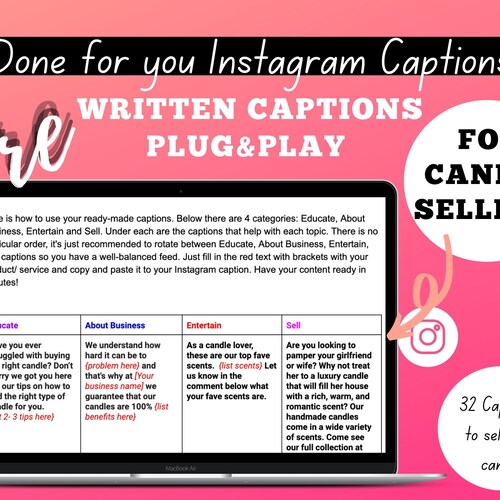 50 Social Media Captions for Candle Businesses Candle Etsy