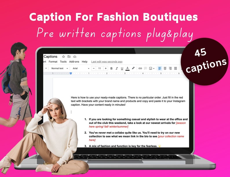 45 Fashion Boutique Instagram Captions Template Instagram Captions for ...