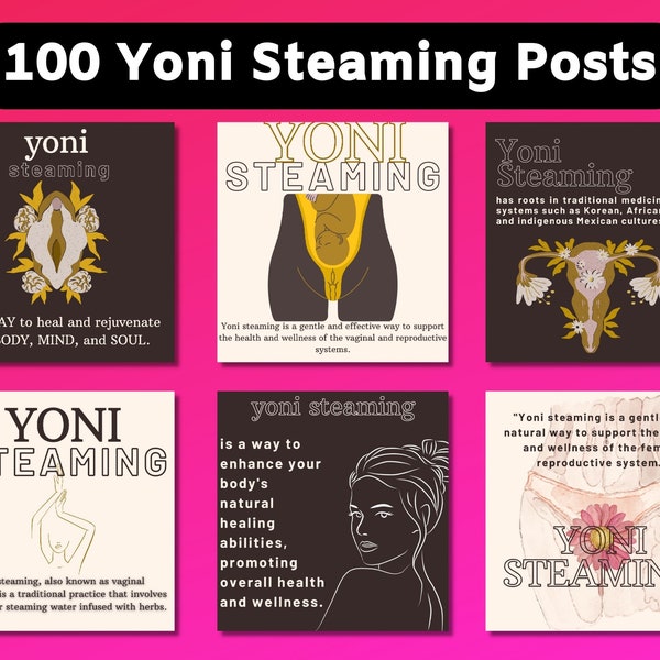 100 modèles de publication Instagram Yoni, Yoni care, Yoni Instagram, Vagin care, Yoni Business, Vagina Templates, Yoni Steam, Yoni Specialist,