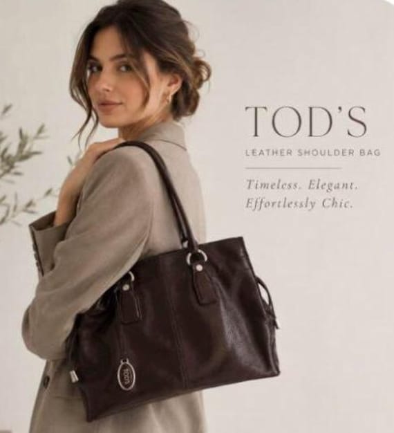 Tod's Dark Metallic Brown Patent Leather D Bag
