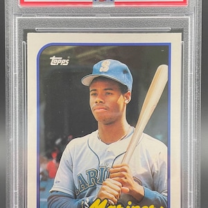 Ken Griffey JR. 1989 Topps Traded #41T PSA 8 afbeelding 1