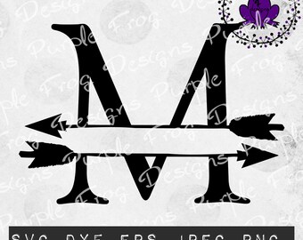 Download Letter M Floral Initial Monogram Family Name Vinyl Decal Etsy