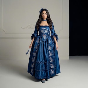 victorian bustle dress blue and brown Bustle Era Page 3 Historical Sewing
