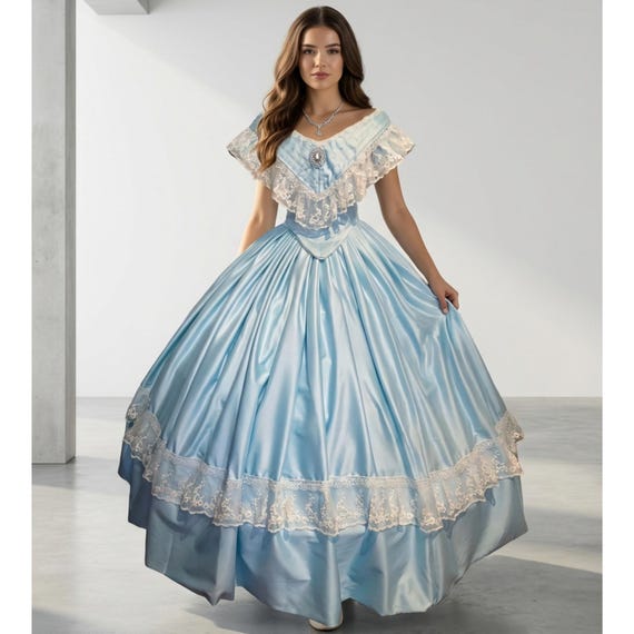 blue southern belle dress Amazon.com: CountryWomen Women's Southern Belle Ball Gowns for Famous Movie  Gone with the Wind Civil War Era Dress Costumes (XS, Blue) : Clothing,  Shoes & Jewelry