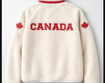 Verwarmd Rivalry-jack Shane Hollander CANADA-jack tekst ontwerp esdoornbladapplicatie (digitale download)