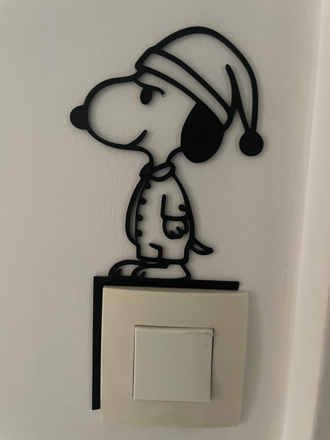 Snoopy "switch Corner" Figurine, Fun Design, Wall Decoration ...