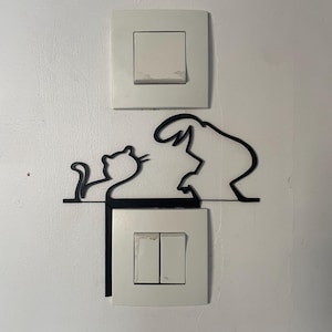 Décoration Murale Interrupteur La Ligne - Wall Art Design