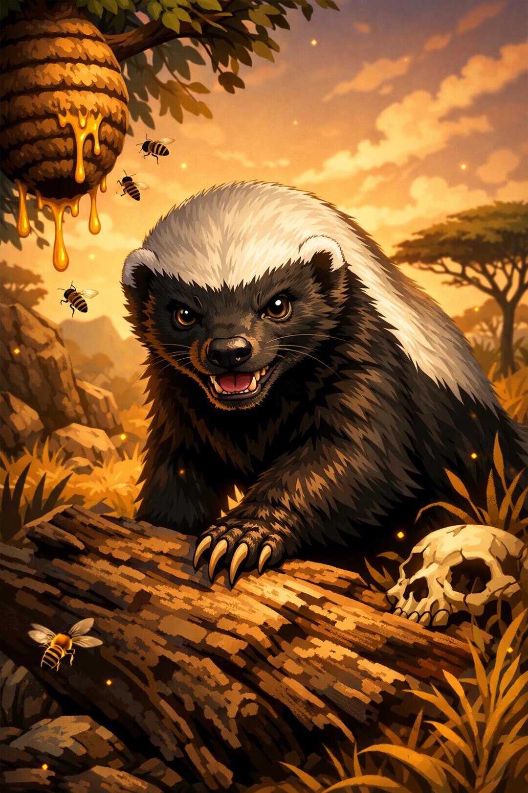 Honey Badger Animated Wallpaper - Etsy