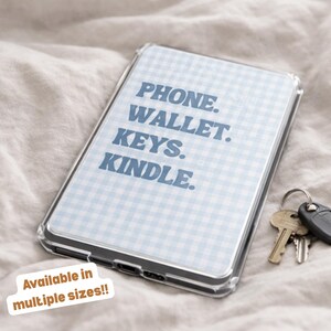 Phone Keys Wallet Kindle | Kindle Insert | Bookish Reader Cover (Digital Download)