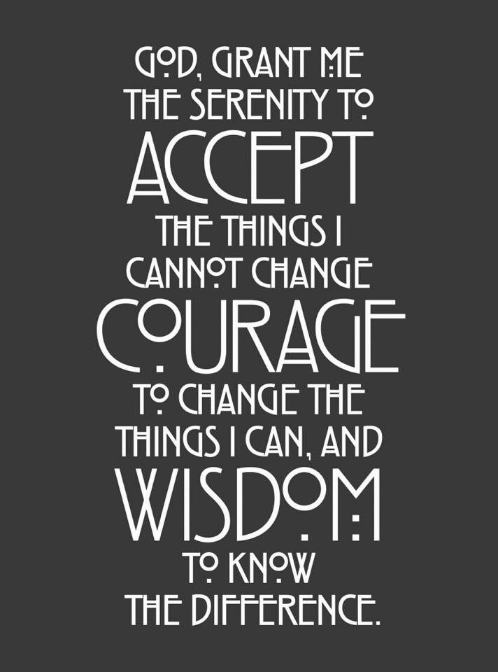Serenity Prayer - Subway Art