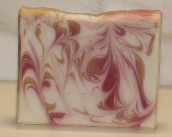 Strawberry Champagne Punch Bar Soap Handmade Cold Process Artisan Soap Ready to Ship Handcrafted Soap vegan soap
