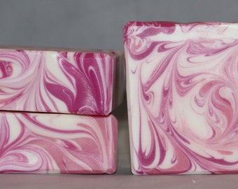 Soap Sweet Pea Bar Soap Scented Artisan Handmade Cold Process Floral Soap Handcrafted Soap Homemade Pink Soap