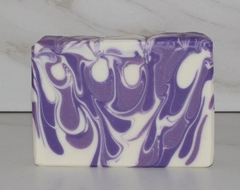 Lavender Soap Handmade Cold Process Soap Bar Artisan Soap Handcrafted Floral Soap