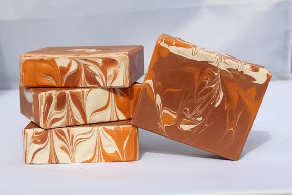 Pumpkin Coconut Soap Great Fall Scent Artisan Bar Soap Handmade
