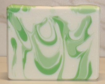 Cucumber Splash Bar Soap Handmade Cold Process Artisan Soap Ready to Ship Handcrafted Soap vegan soap