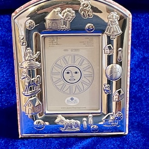 Giorgio Marcello Baby Teddy Frame - Silver Hallmarked