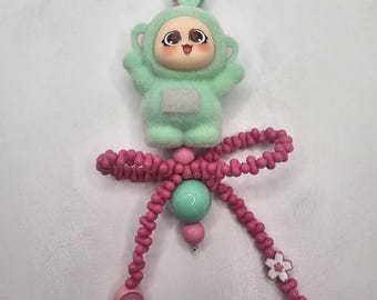 Teletubbies inspirierter Schlüsselanhänger