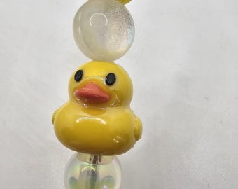 Quietscheentchen inspirierter Kugelschreiber